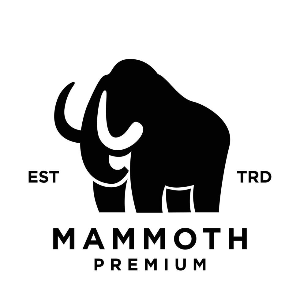 Mammut Logo Symbol Design Symbol Illustration vektor