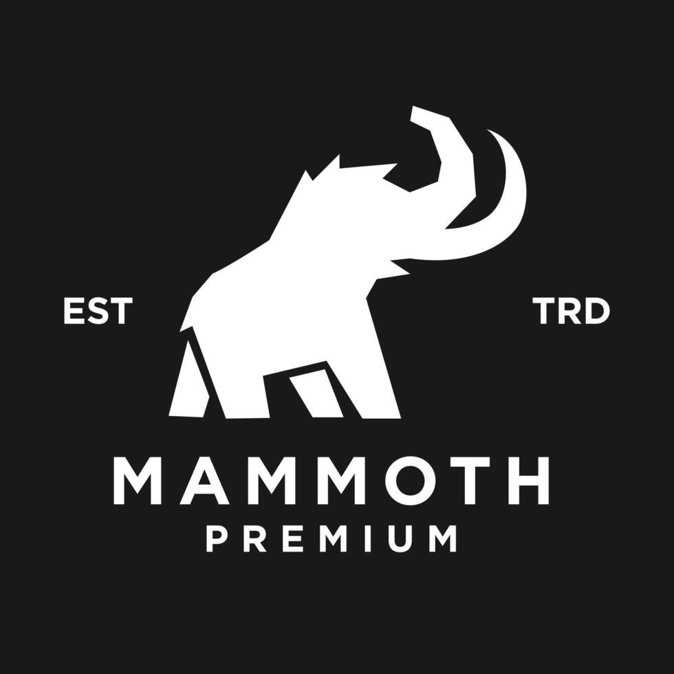 mammut logotyp ikon design ikon illustration vektor