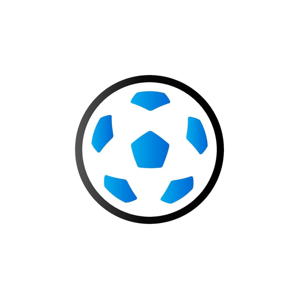 Fußball Symbol im Duo Ton Farbe. Sport amerikanisch Mannschaft vektor