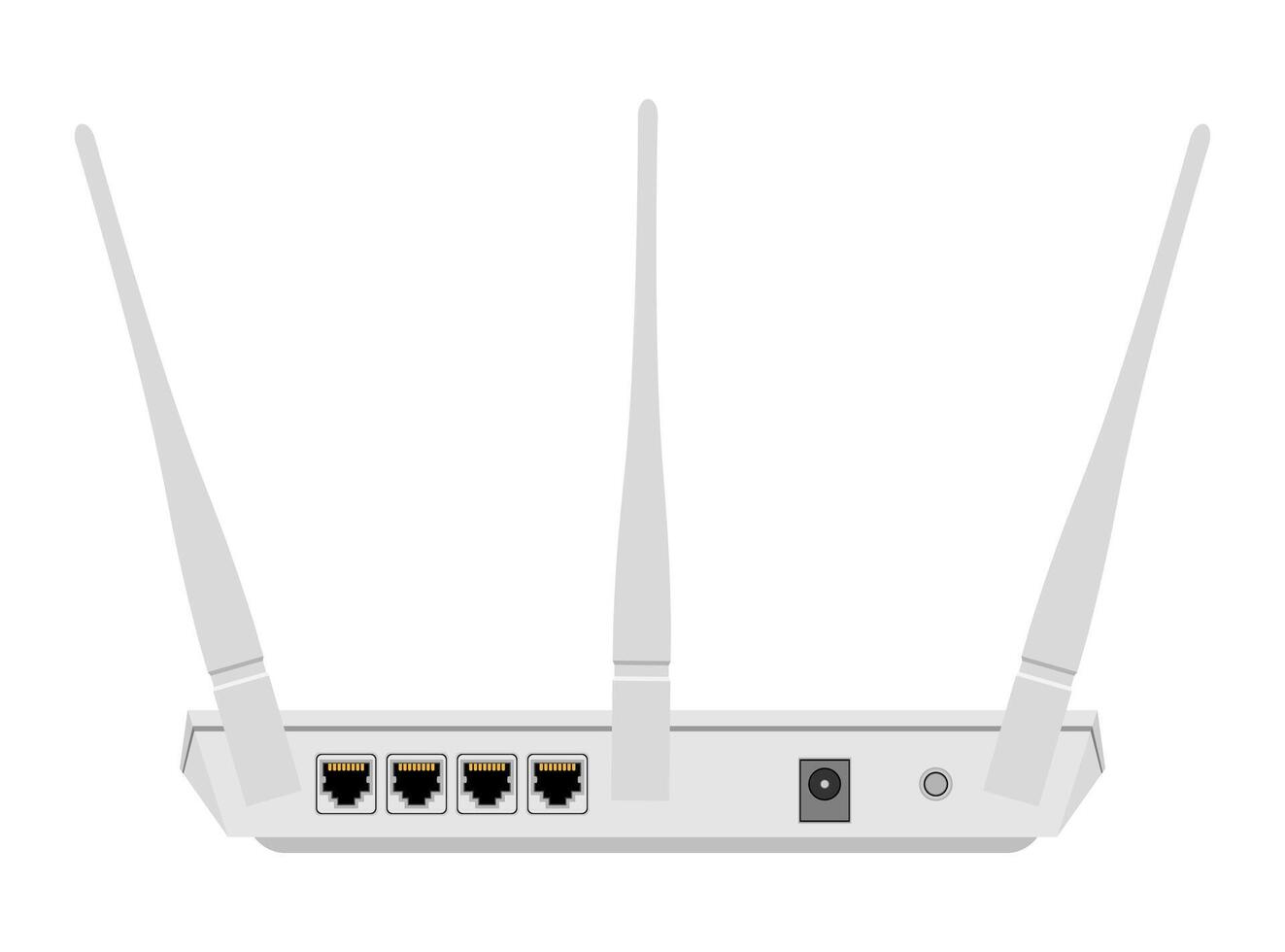 wiFi router för internet överföring vektor illustration isolerat på vit bakgrund