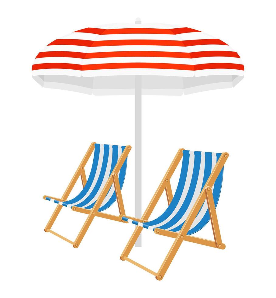 Strand und Meer Sommer- Freizeit Objekte Lager Vektor Illustration isoliert auf Weiß Hintergrund