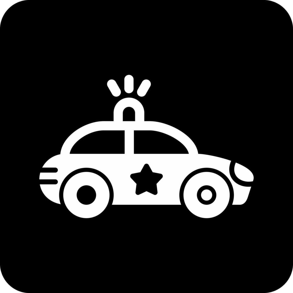 Polizei Auto vecto Symbol vektor