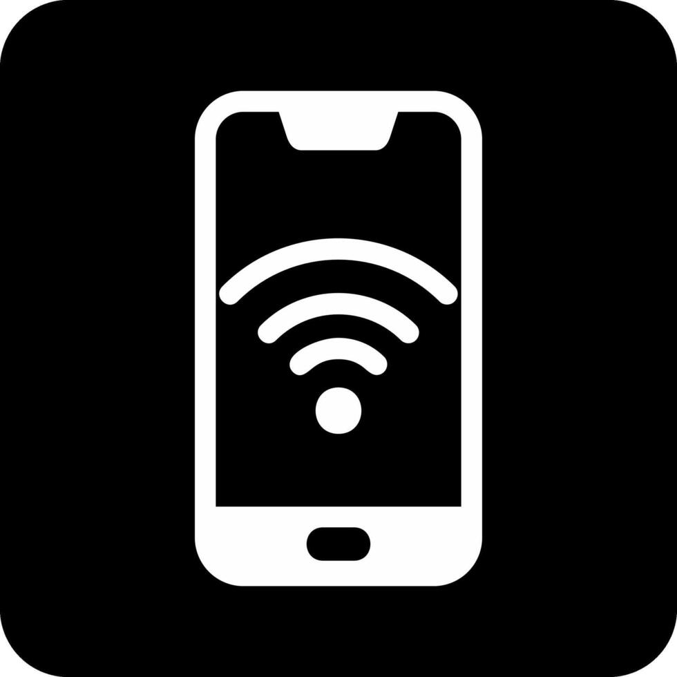 Smartphone W-lan vecto Symbol vektor