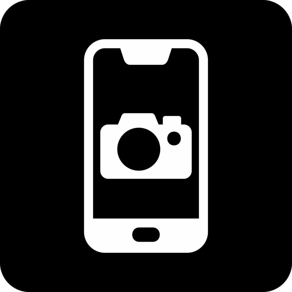 smartphone kamera Vecto ikon vektor