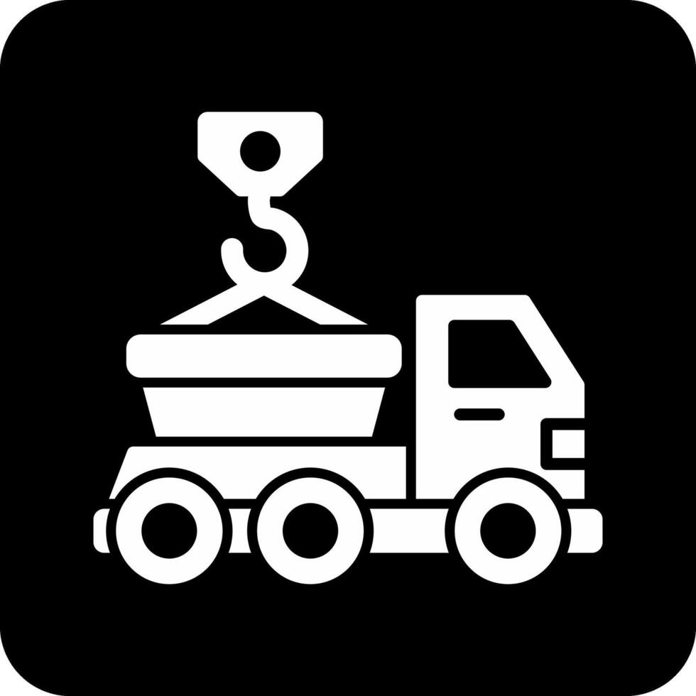 überspringen LKW vecto Symbol vektor