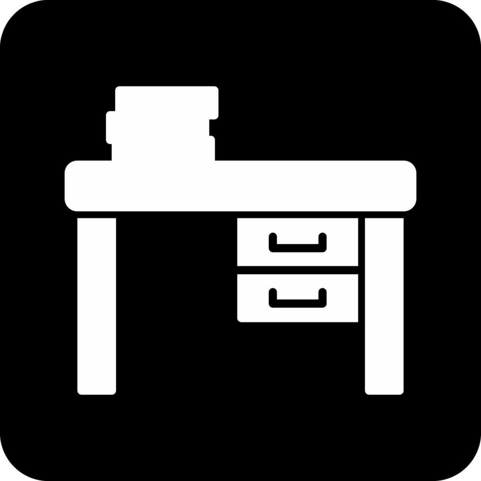 Arbeit Schreibtisch vecto Symbol vektor