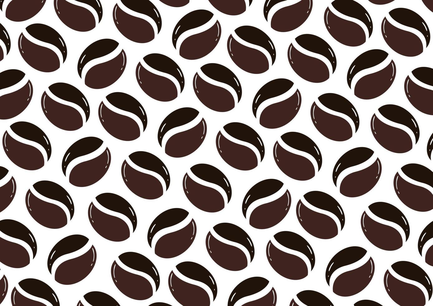 Kaffeehintergrund mit Kaffeebohnen vektor