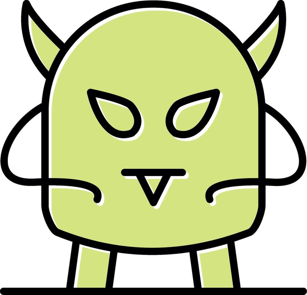 Monster- vecto Symbol vektor