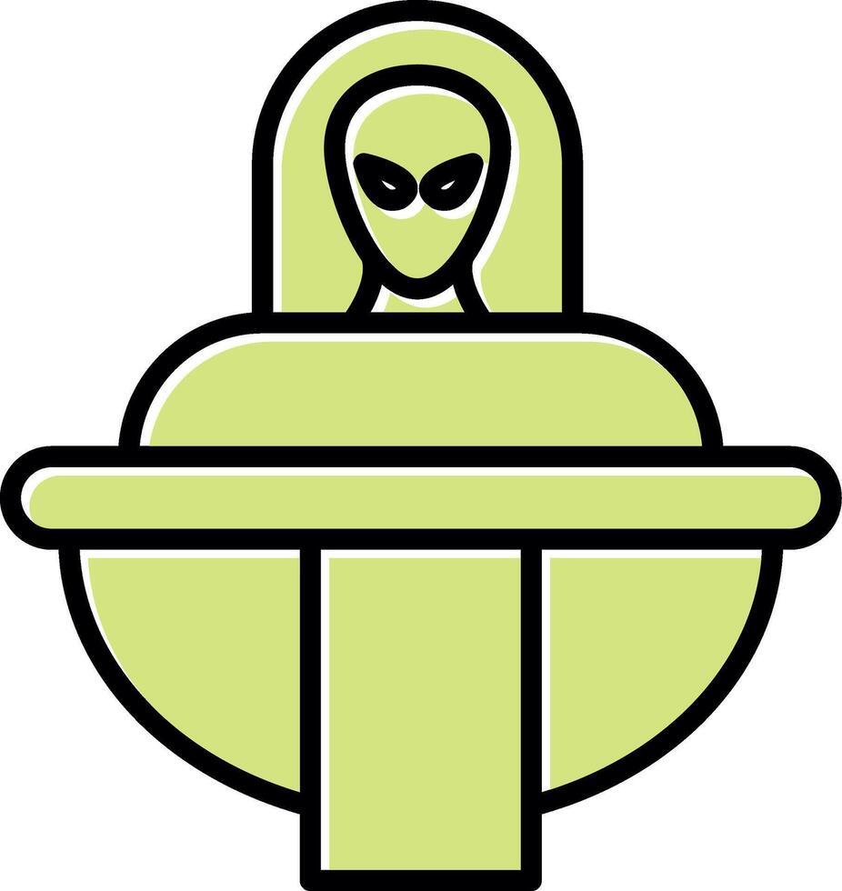 Raumschiff vecto Symbol vektor