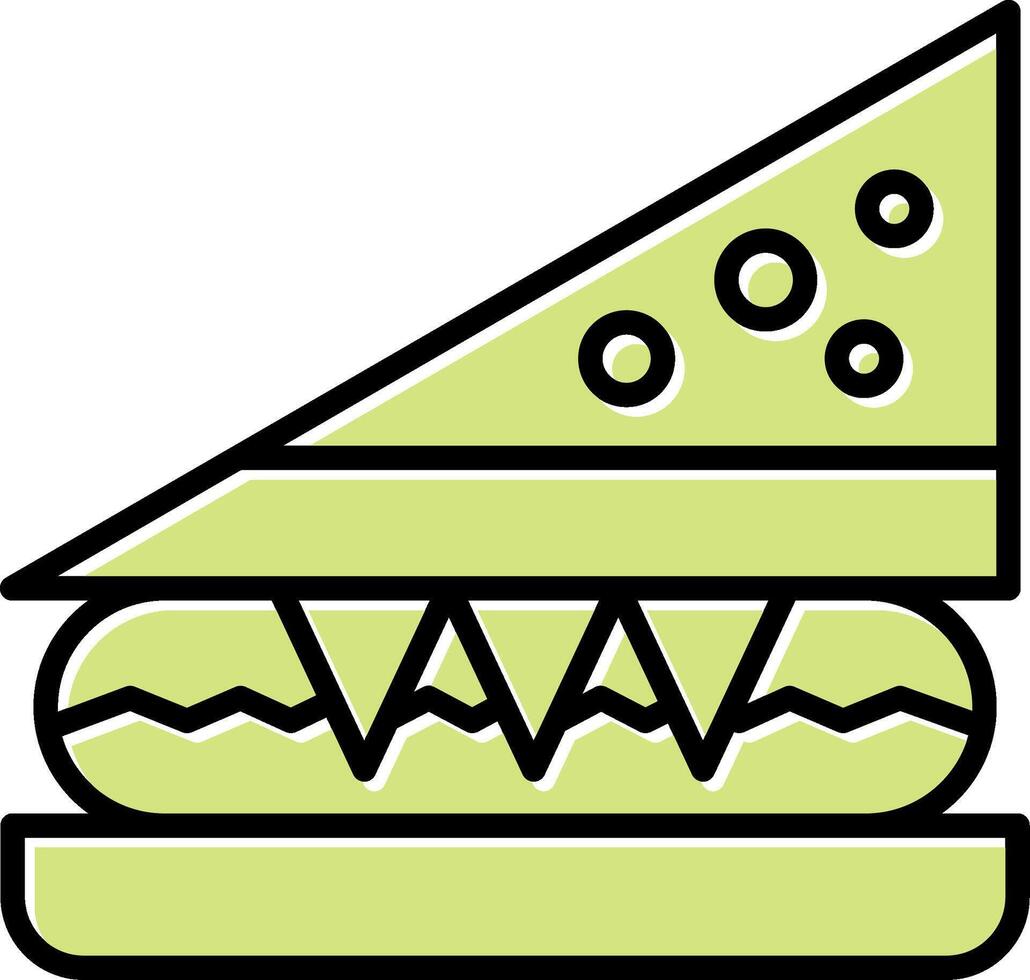 Sandwich vecto Symbol vektor