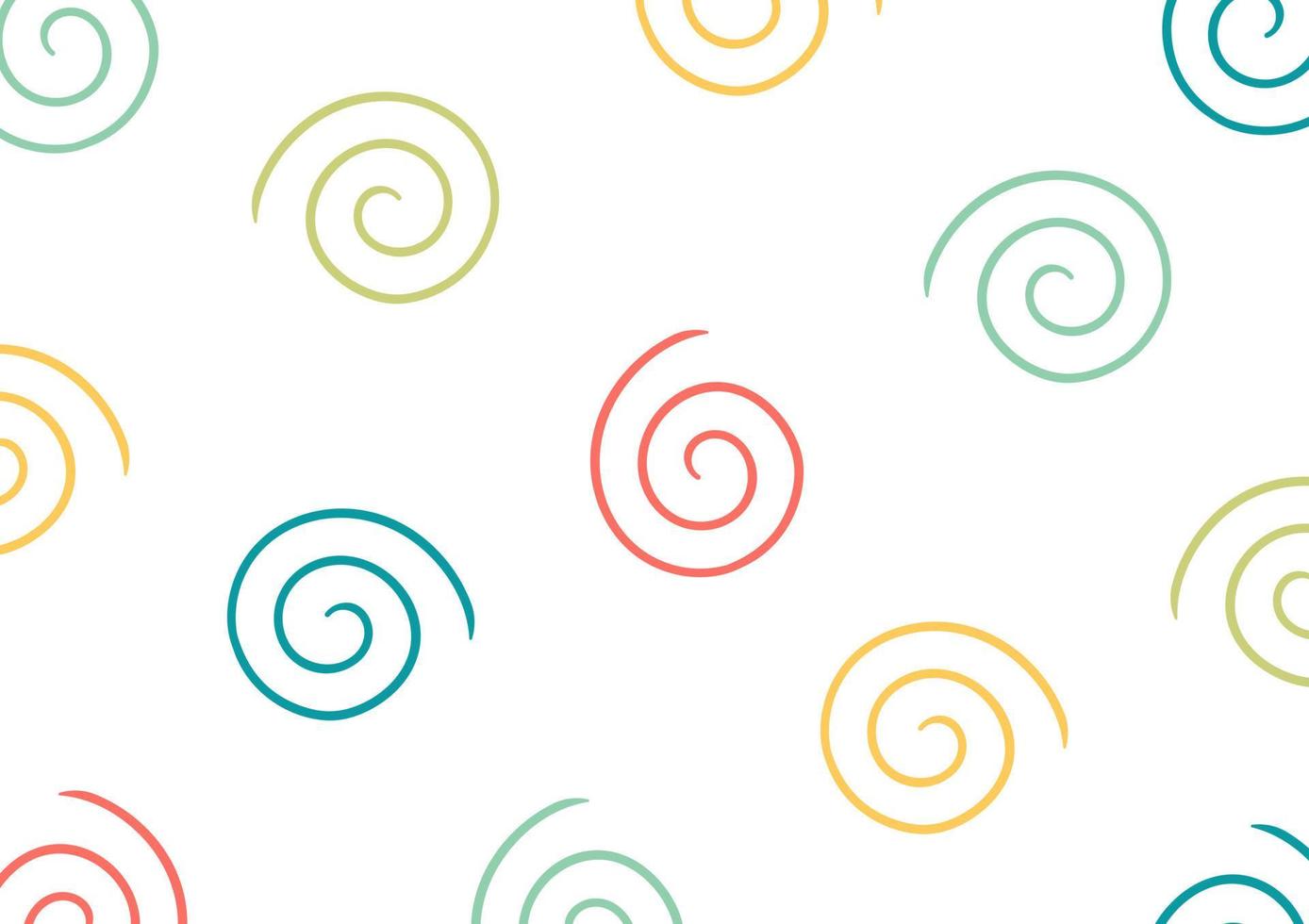 färgglad abstrakt bakgrund med spiral design vektor