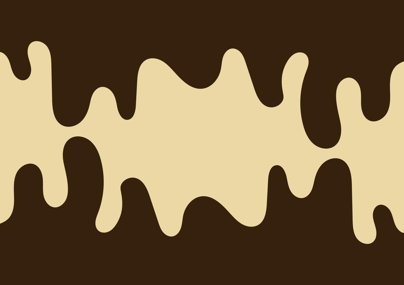 abstrakter Hintergrund mit geschmolzener Schokolade vektor