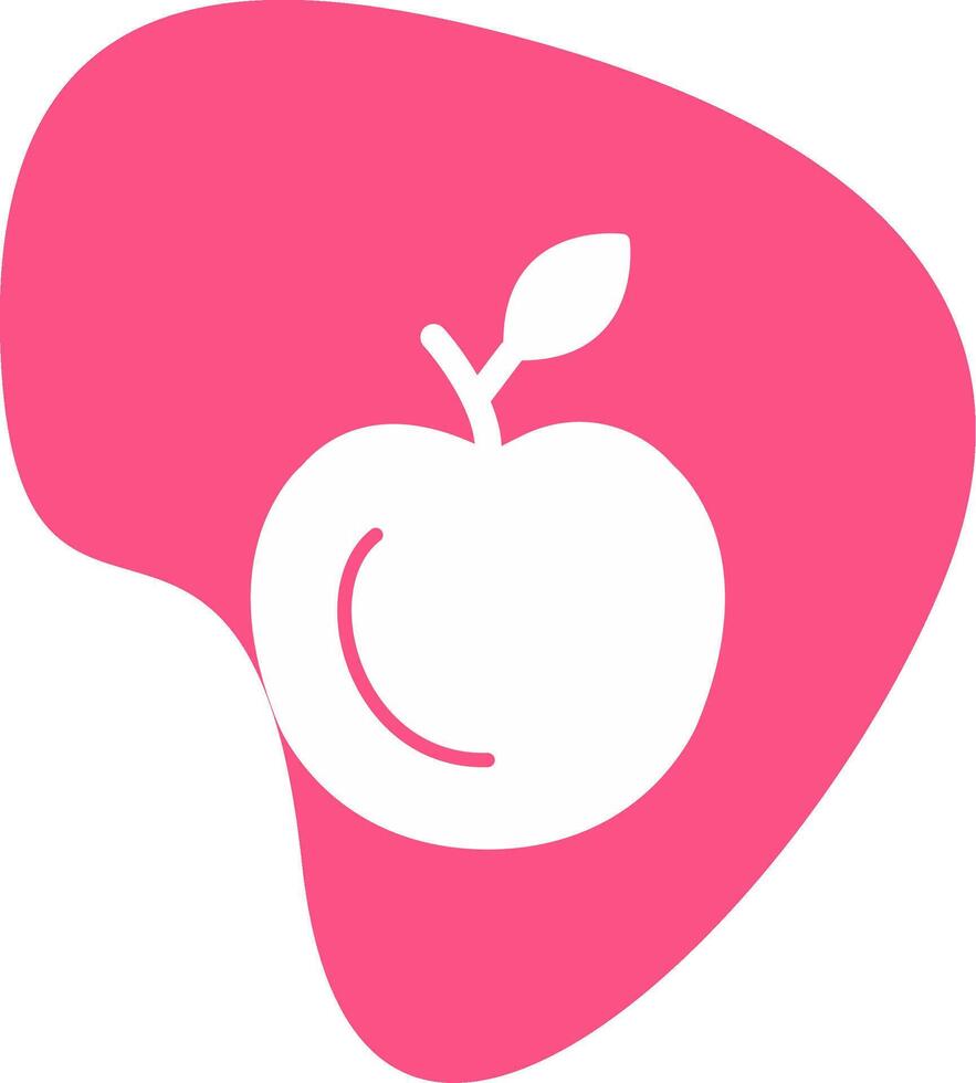 Apfel vecto Symbol vektor