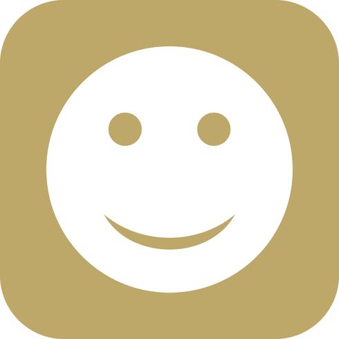 Glad Emoji Vector Icon