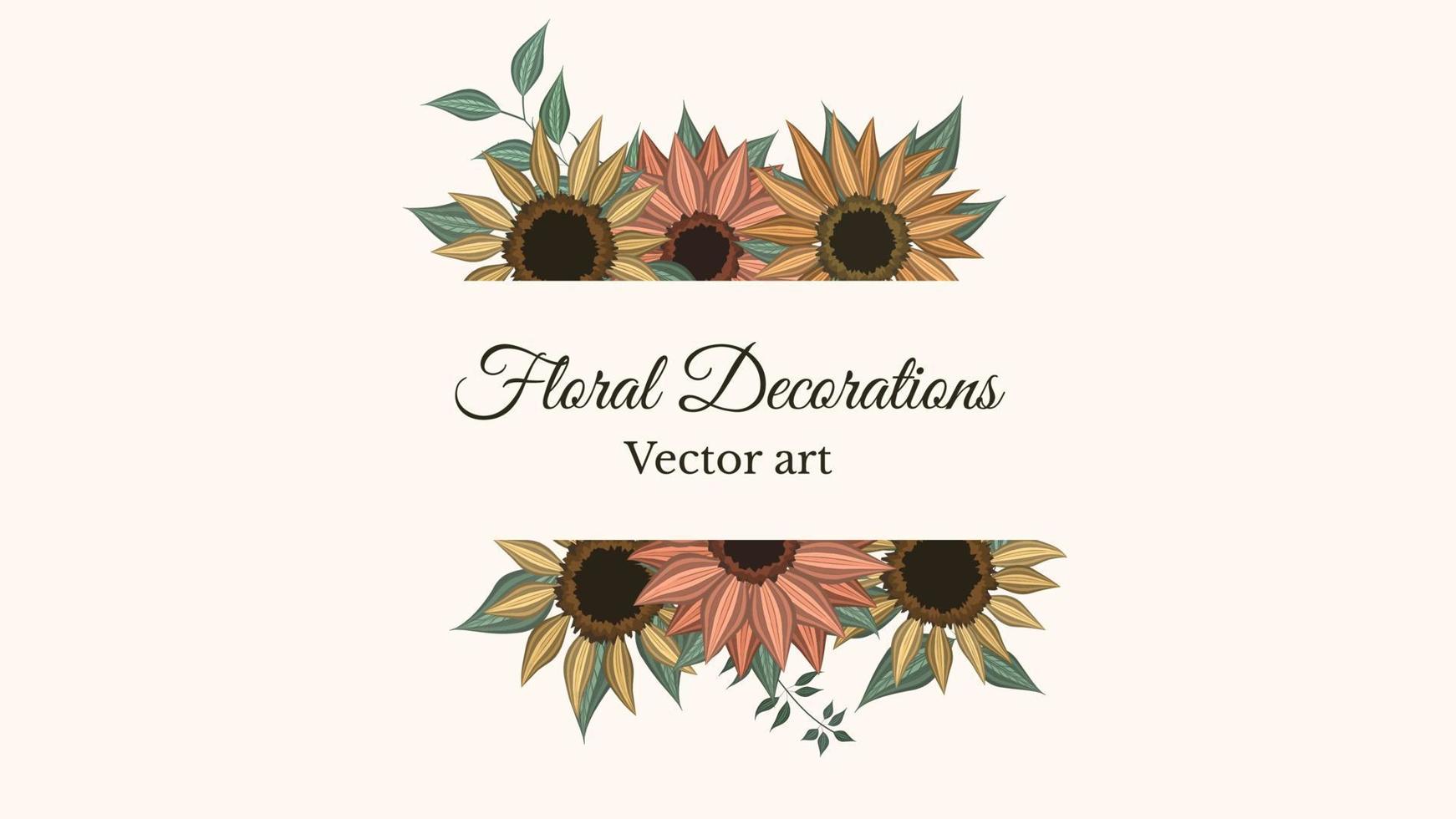 Satz von Vektor floralen Elementen Blumen Rahmen detaillierte Grußkarten