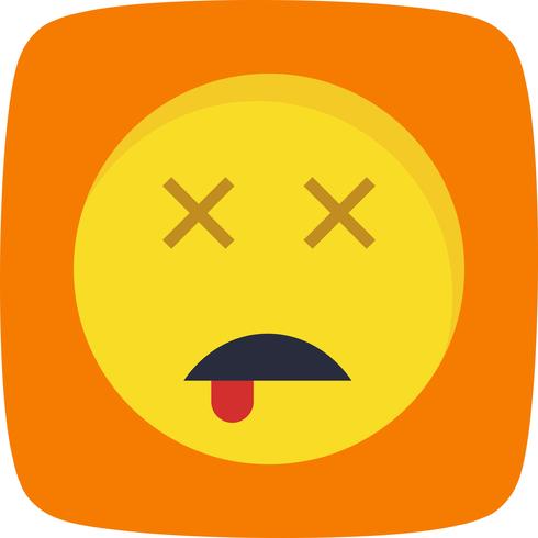 Tote Emoji-Vektor-Ikone vektor