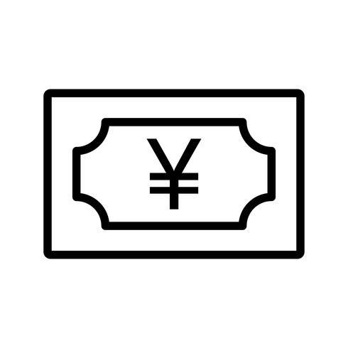 Yen-Vektor-Symbol vektor