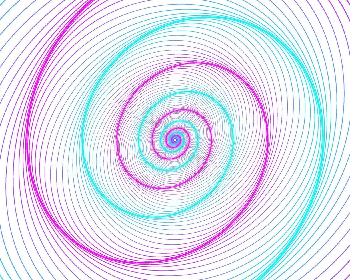 abstrakt spiral regnbåge designelement på vit bakgrund av twist linjer. vektor illustration eps 10 gyllene snitt traditionella proportioner vektor ikon fibonacci spiral. för elegant visitkort