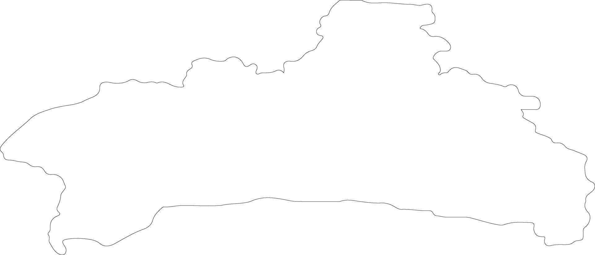 brest Weißrussland Gliederung Karte vektor