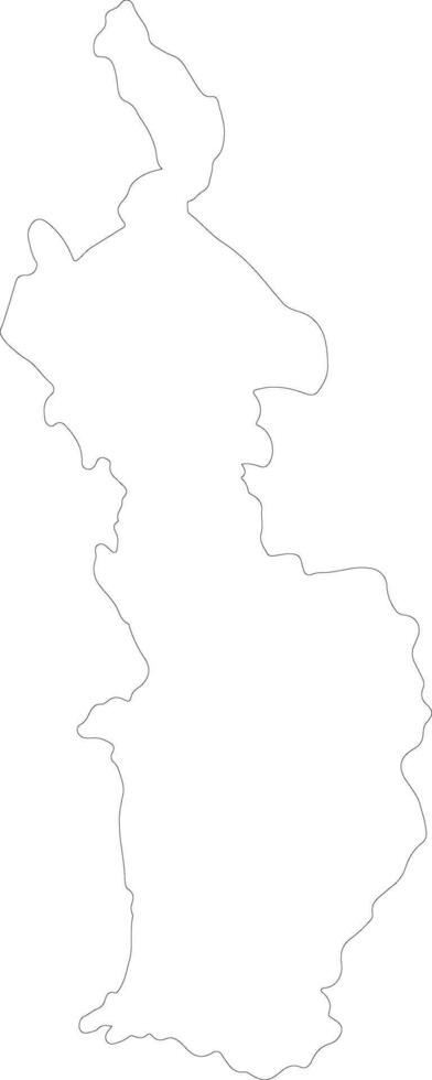 Schoko Kolumbien Gliederung Karte vektor