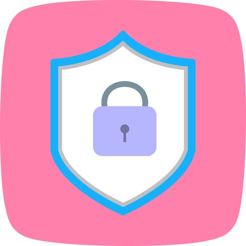 online skydd vektor ikon