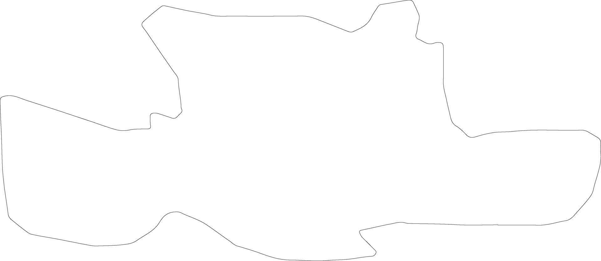 öst dunbartonshire förenad rike översikt Karta vektor