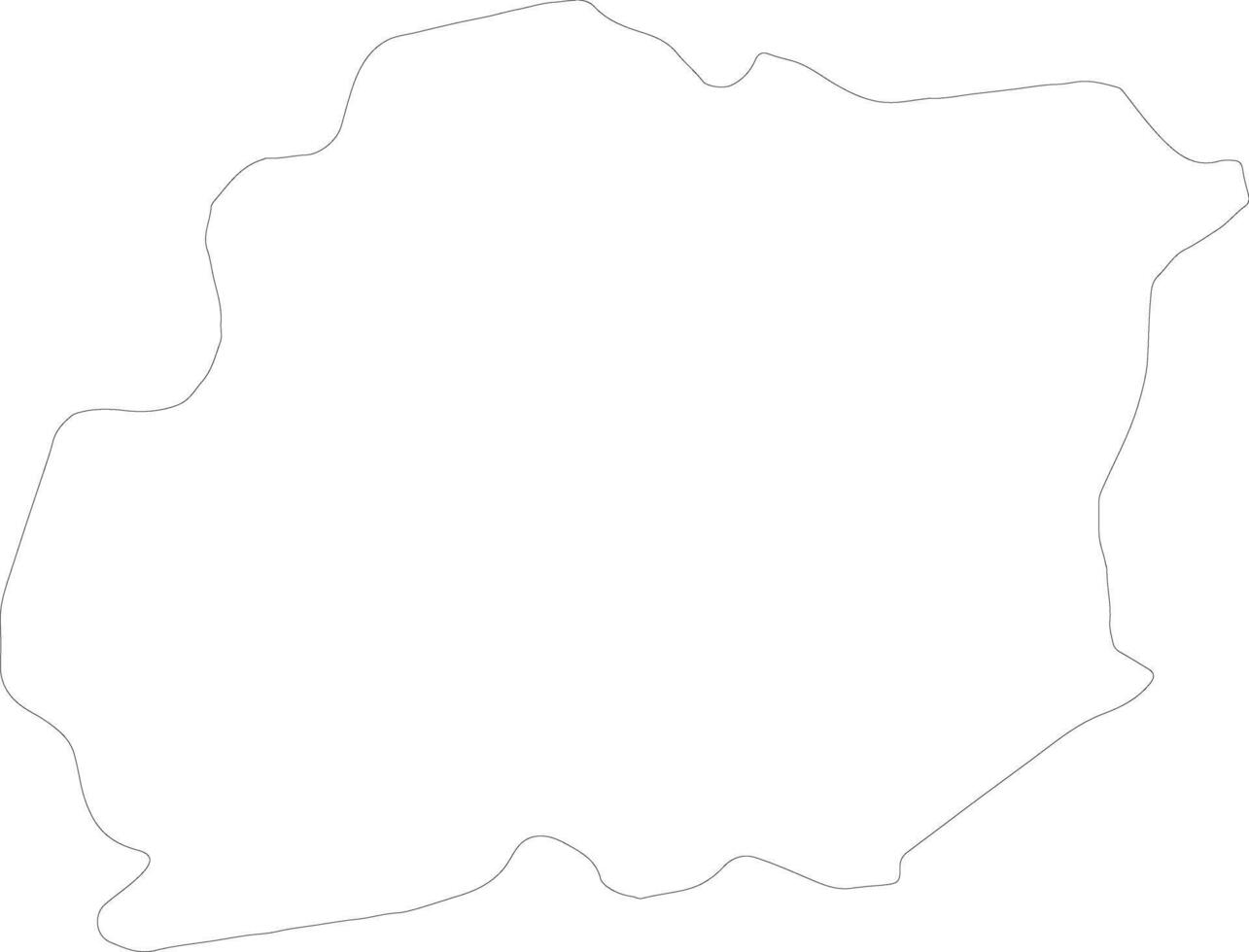 Essonne Frankreich Gliederung Karte vektor