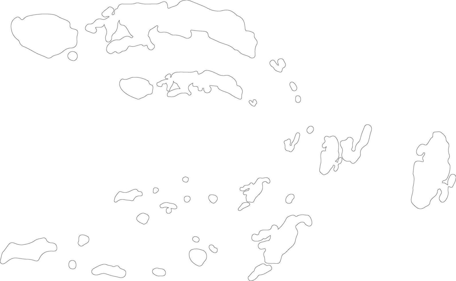 Maluku indonesien översikt Karta vektor