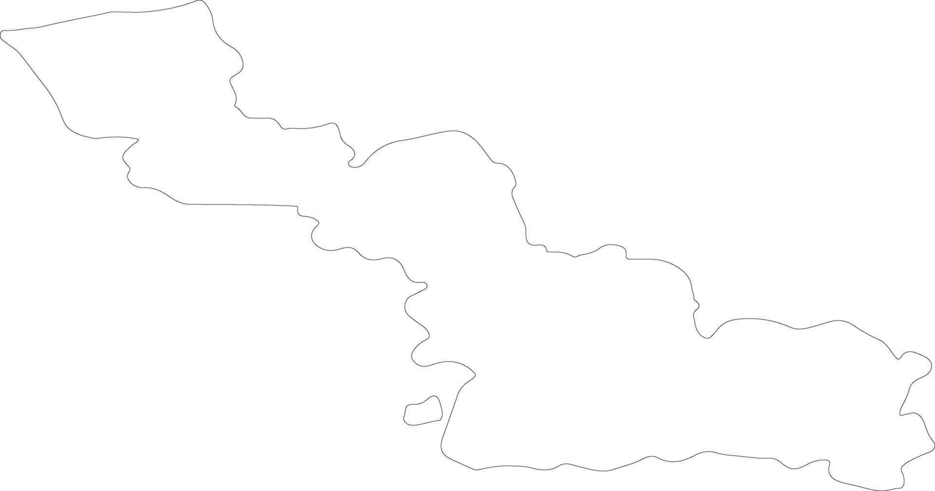 nord Frankreich Gliederung Karte vektor