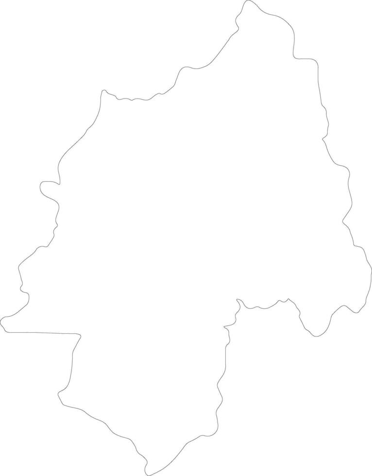 ouaka central afrikansk republik översikt Karta vektor