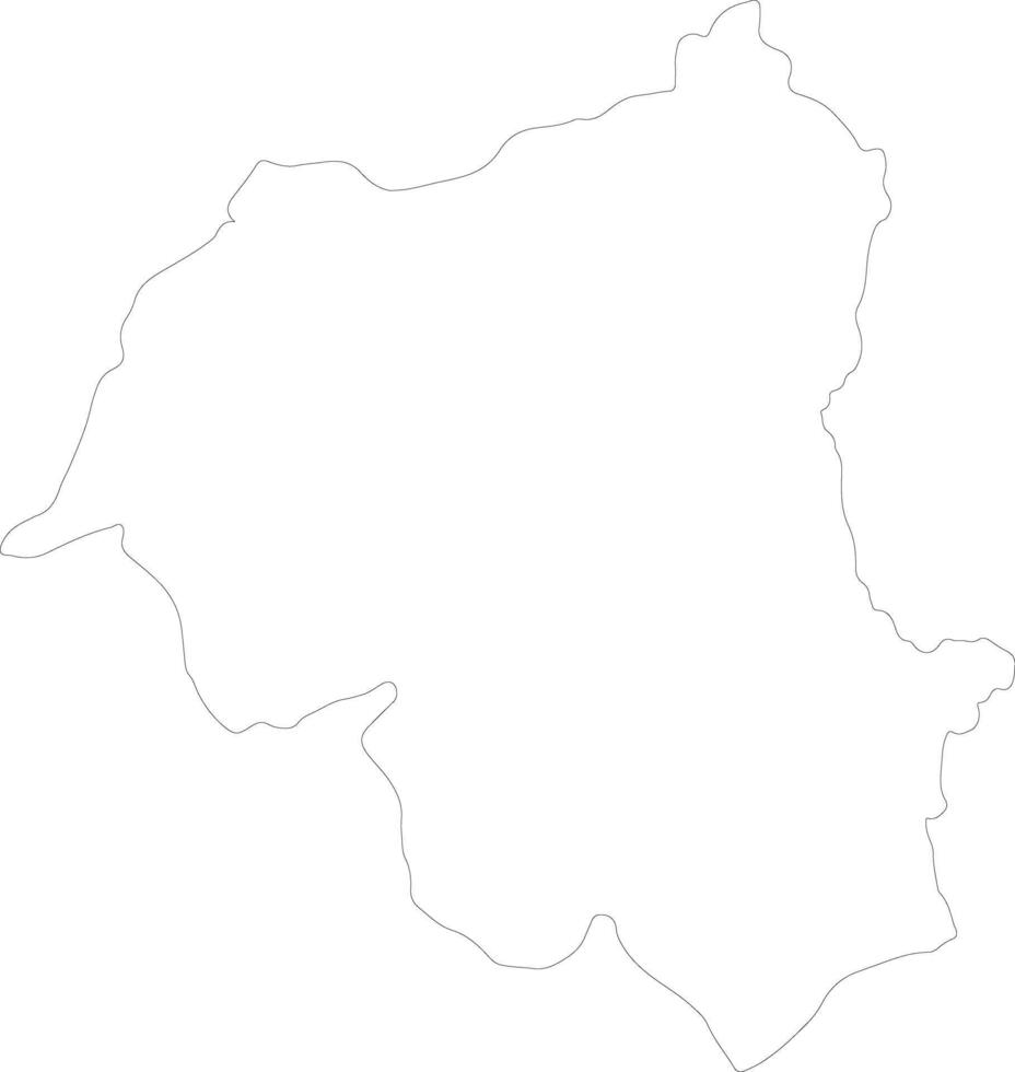 ouham-pende central afrikansk republik översikt Karta vektor
