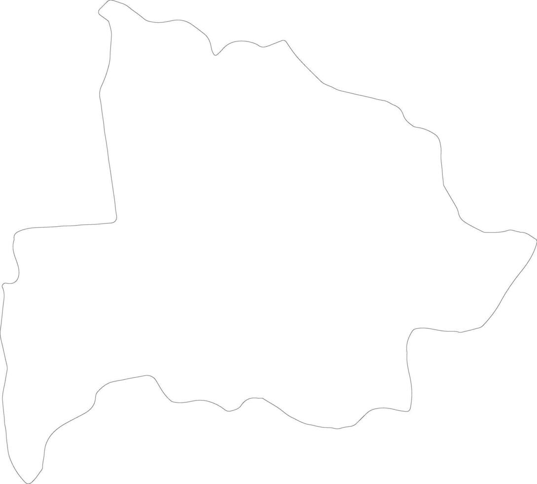 sourou Burkina faso översikt Karta vektor