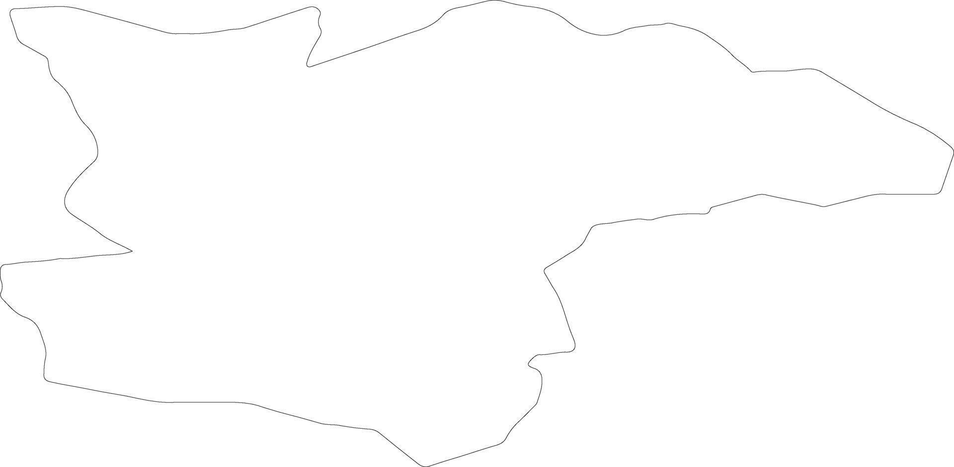 Erglu Lettland Gliederung Karte vektor