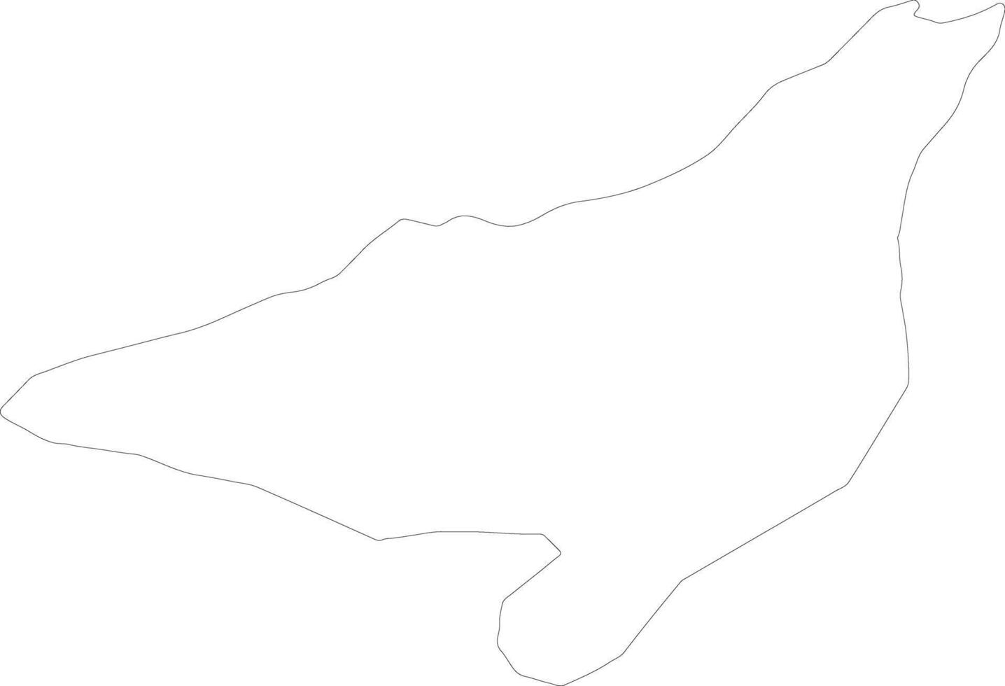 großartig casablanca Marokko Gliederung Karte vektor