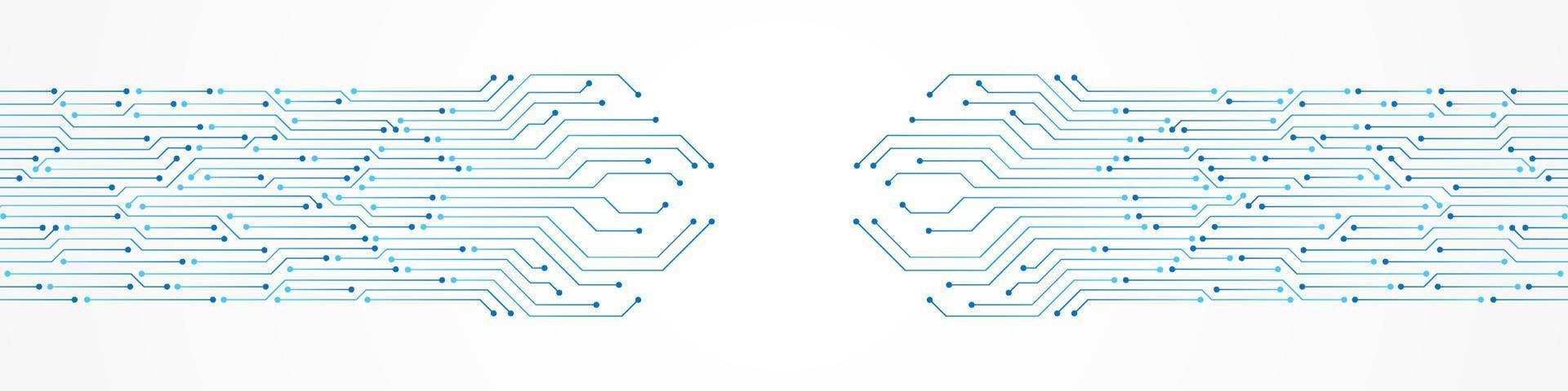 abstrakter Technologiehintergrund, Leiterplattenmuster, Mikrochip, Stromleitung vektor