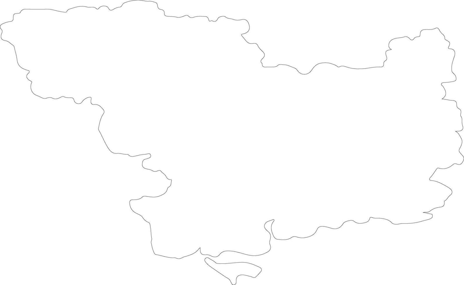 Mykolajiw Ukraine Gliederung Karte vektor