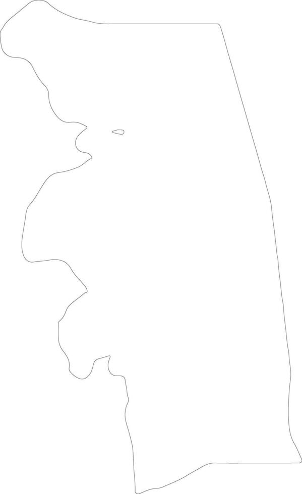 nkhotakota Malawi Gliederung Karte vektor