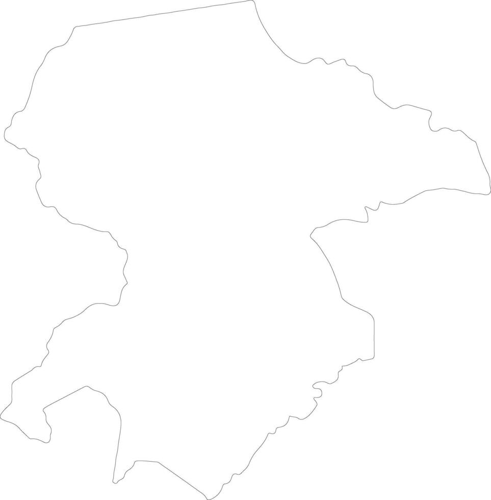 nordlig zambia översikt Karta vektor