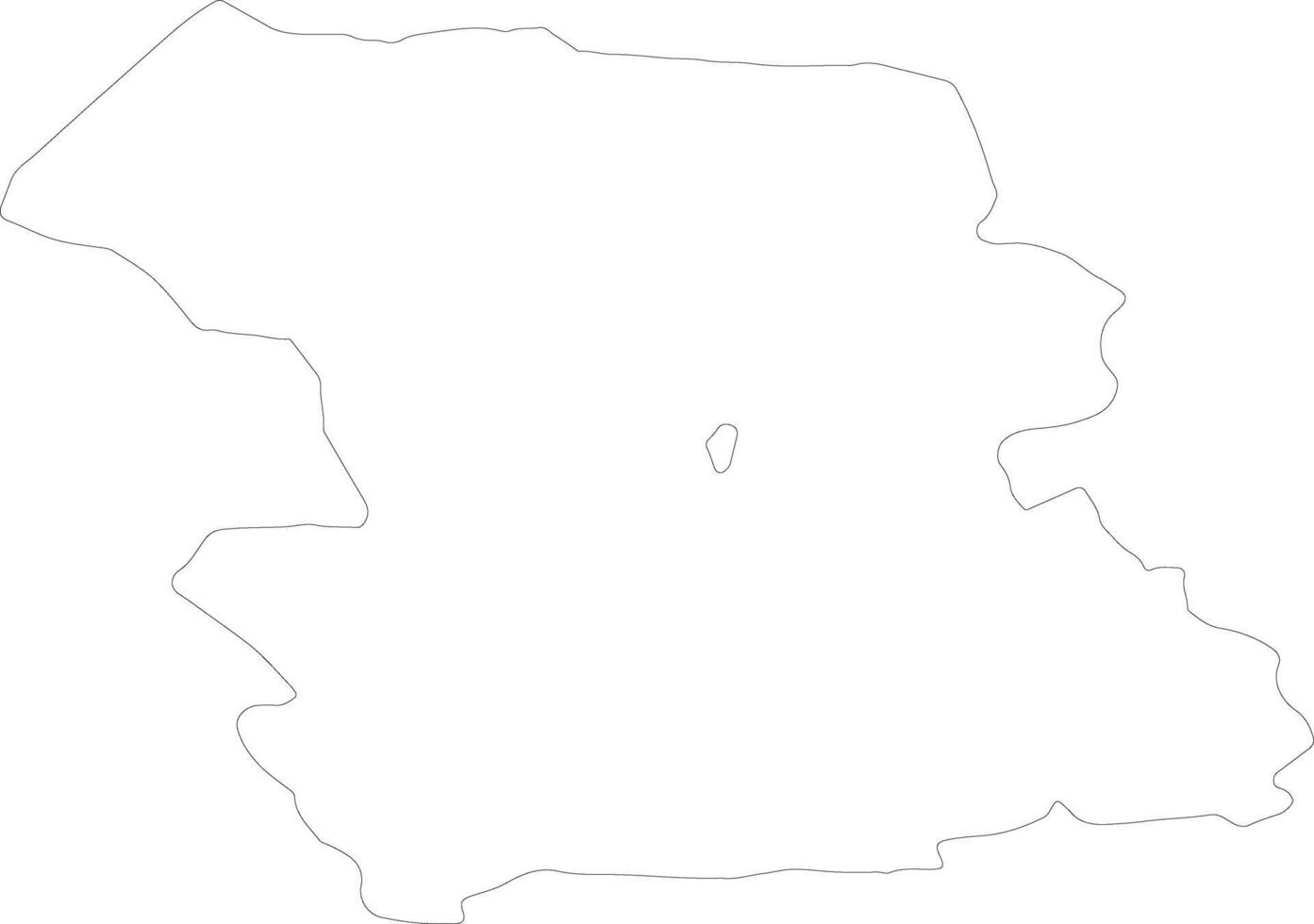 rezeknes Lettland Gliederung Karte vektor