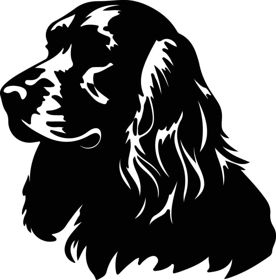 amerikanisch Cocker Spaniel Silhouette vektor