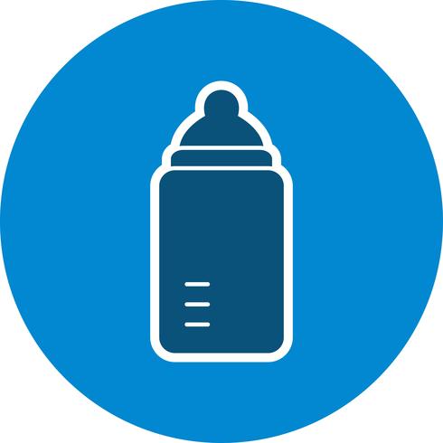 Babyflasche-Vektor-Symbol vektor