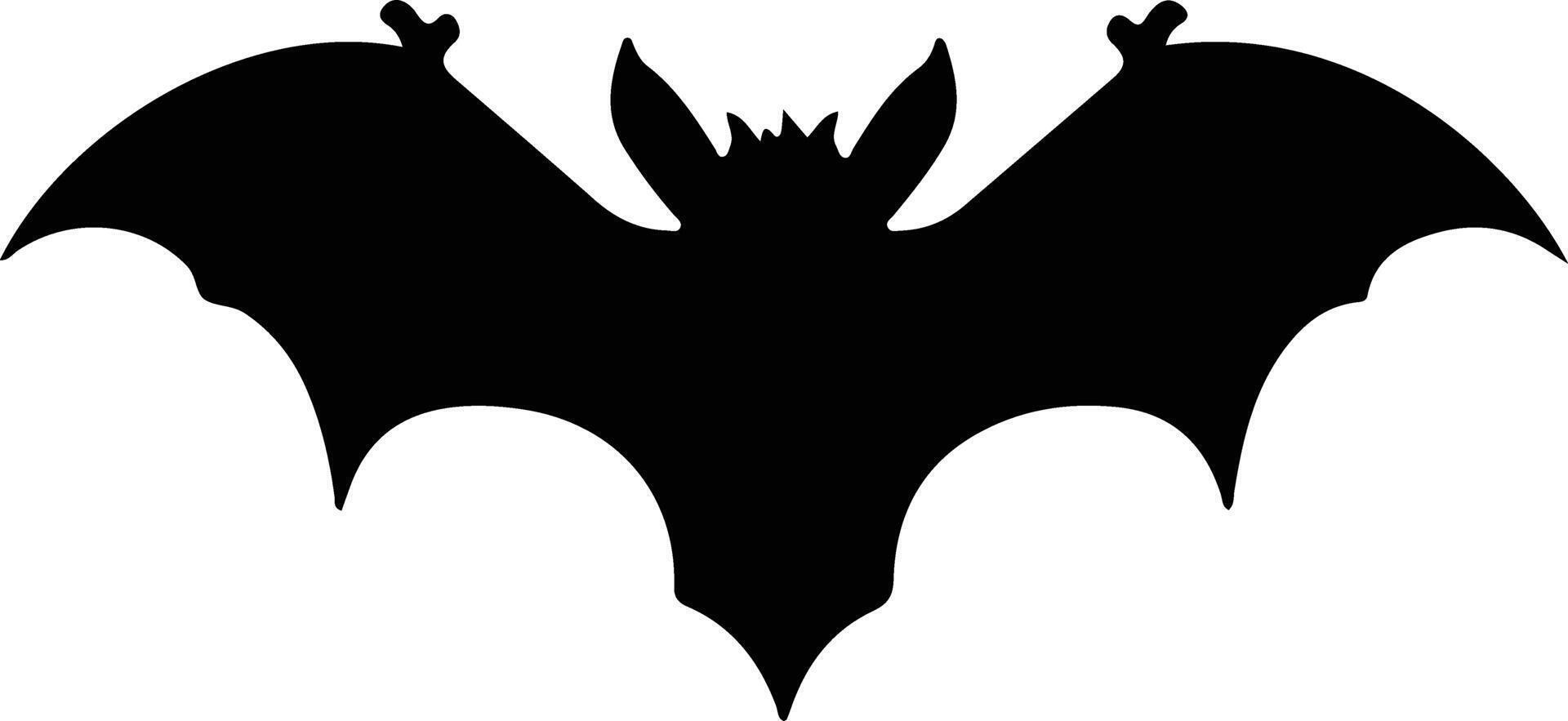 vampyr fladdermus svart silhuett vektor