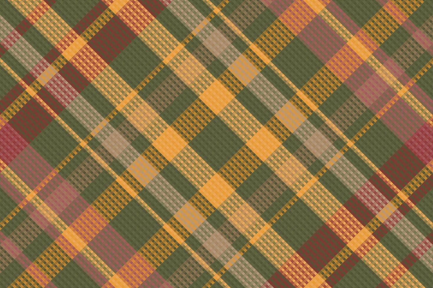 tartan plädmönster med textur och sommarfärg. vektor