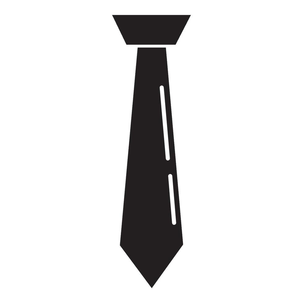 en slips ikon logotyp vektor design mall