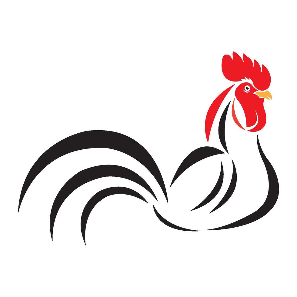 kyckling ikon logotyp vektor design mall