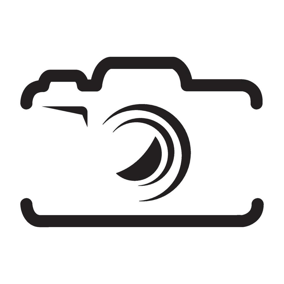 kamera ikon logotyp vektor design mall