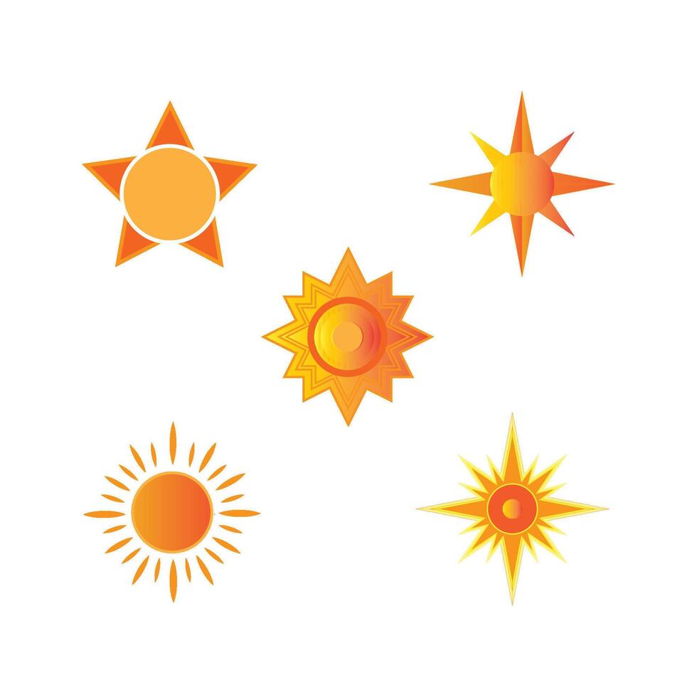 Sonne Symbol Logo Vektor Design Vorlage