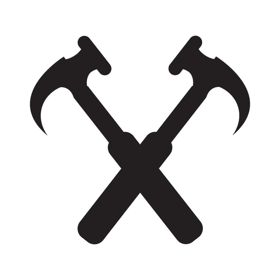 Hammer Symbol Vektor Design Vorlage