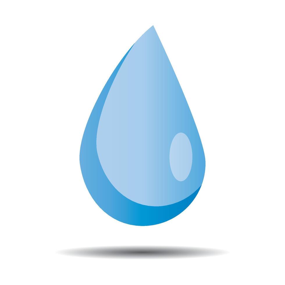 Wassertropfen-Symbol-Logo-Vektor-Design-Vorlage vektor