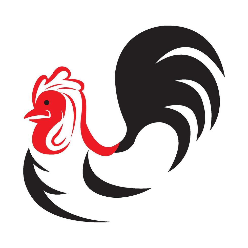 kyckling ikon logotyp vektor design mall